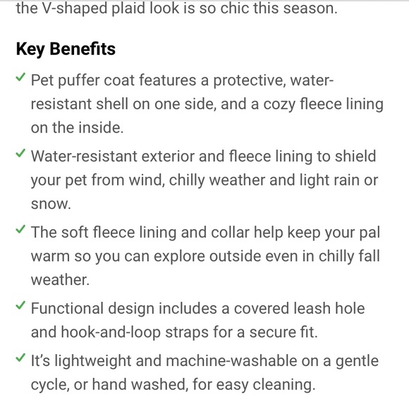 Dog puffer coat - Picture 5 of 9